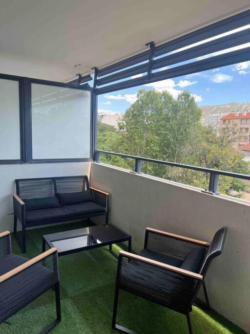 10 Min Du Centre-Ville Terrasse Avec Vue + Parking Marsylia Zewnętrze zdjęcie